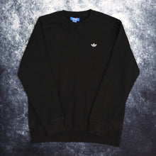 Load image into Gallery viewer, Vintage Black Adidas Trefoil Sweatshirt | Large
