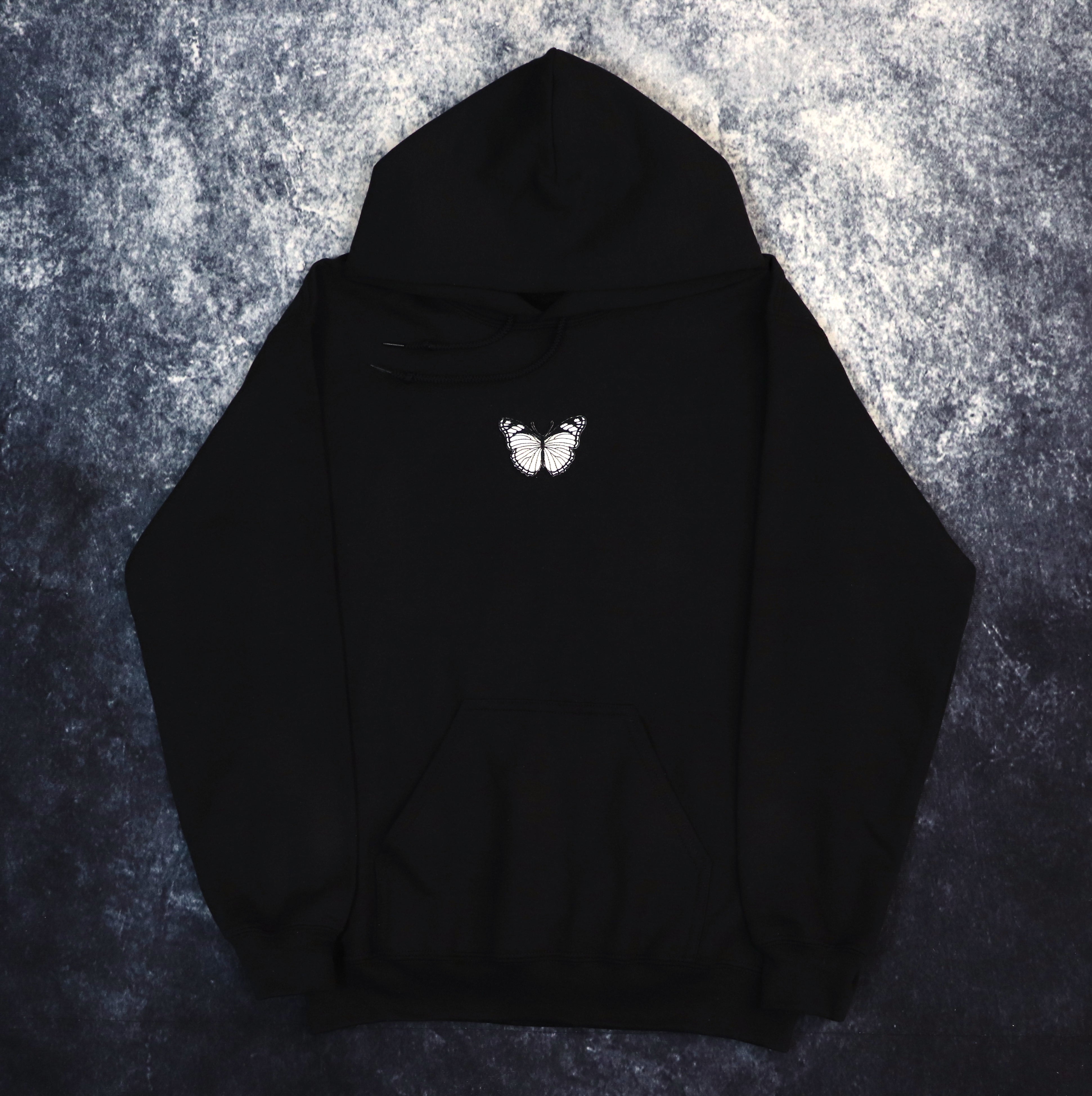 Black butterfly hoodie outlet