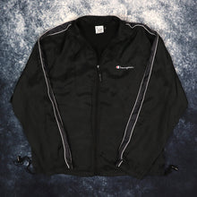 Load image into Gallery viewer, Vintage Black Champion Windbreaker Jacket | Large
