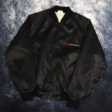 Load image into Gallery viewer, Vintage 80&#39;s Black Chevrolet Bomber Jacket | Large
