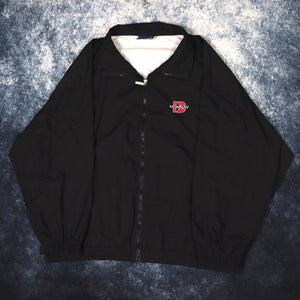 Vintage Black Donnay Windbreaker Jacket | XXL