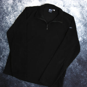 Vintage Black Everton 1/4 Zip Fleece Sweatshirt