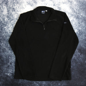 Vintage Black Everton 1/4 Zip Fleece Sweatshirt