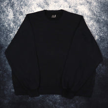 Load image into Gallery viewer, Vintage Black Fruit Of The Loom Blank Sweatshirt | XL
