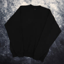 Load image into Gallery viewer, Vintage Black Hanes Blank Sweatshirt | Small
