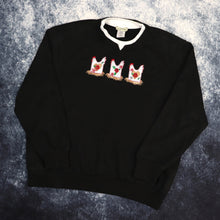 Load image into Gallery viewer, Vintage Black Hen Embroidered Sweatshirt | Small
