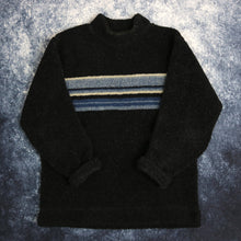 Load image into Gallery viewer, Vintage Black High Neck Sherpa Fleece Sweatshirt

