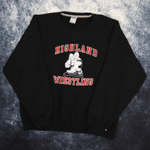 Load image into Gallery viewer, Vintage Black Highland Wrestling Sweatshirt | Large
