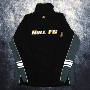 Vintage Black Hull FC 1/4 Zip Fleece Sweatshirt | Large