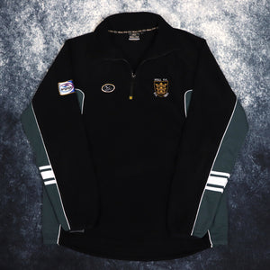 Vintage Black Hull FC 1/4 Zip Fleece Sweatshirt | Large