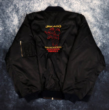 Load image into Gallery viewer, Vintage Black Jakado Kickboxing Bomber Jacket | XXL
