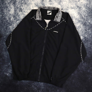 Vintage Black K-Swiss Windbreaker Jacket | Medium