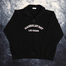 Load image into Gallery viewer, Vintage Black Mandalay Bay Las Vegas 1/4 Zip Sweatshirt | Medium
