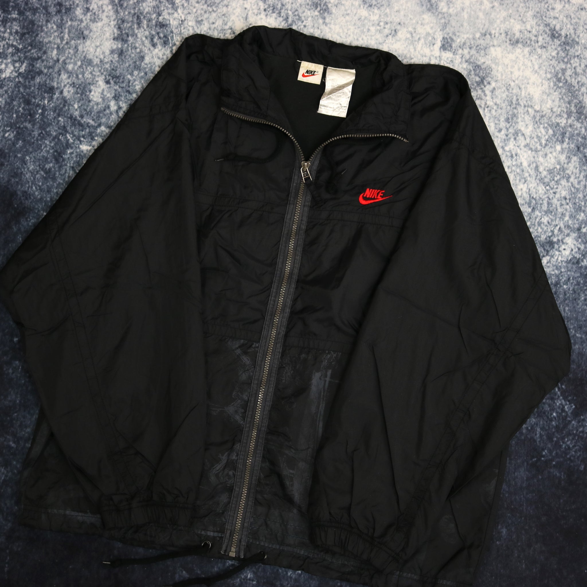 Vintage 90 s Black Nike Just Do It Windbreaker Jacket XL ragkid