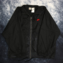 Load image into Gallery viewer, Vintage Black Nike Just Do It Windbreaker Jacket
