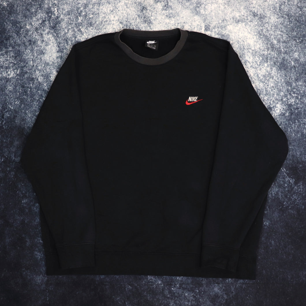 Vintage Black Nike Sweatshirt | 4XL