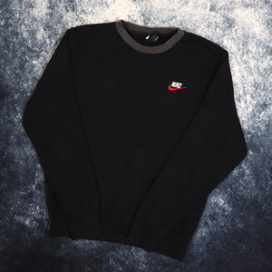 Vintage Black Nike Sweatshirt | XS