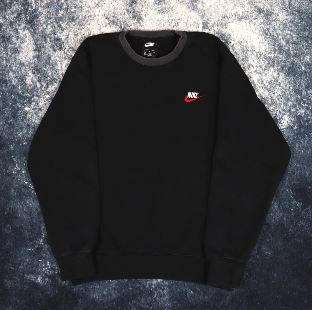 Vintage Black Nike Sweatshirt | Small