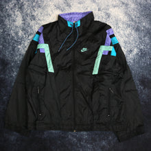 Load image into Gallery viewer, Vintage Black Nike Windbreaker Jacket

