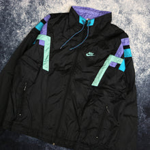 Load image into Gallery viewer, Vintage Black Nike Windbreaker Jacket

