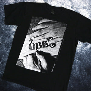 Vintage Black Obey T Shirt | Small