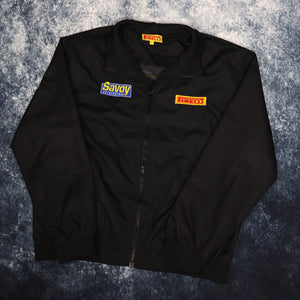 Vintage Black Pirelli Windbreaker Jacket | Large