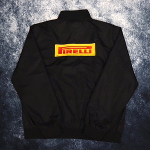 Vintage Black Pirelli Windbreaker Jacket | Large