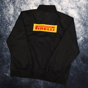 Vintage Black Pirelli Windbreaker Jacket | Large
