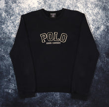 Load image into Gallery viewer, Vintage Faded Black Ralph Lauren Polo Jeans Sweatshirt | Small
