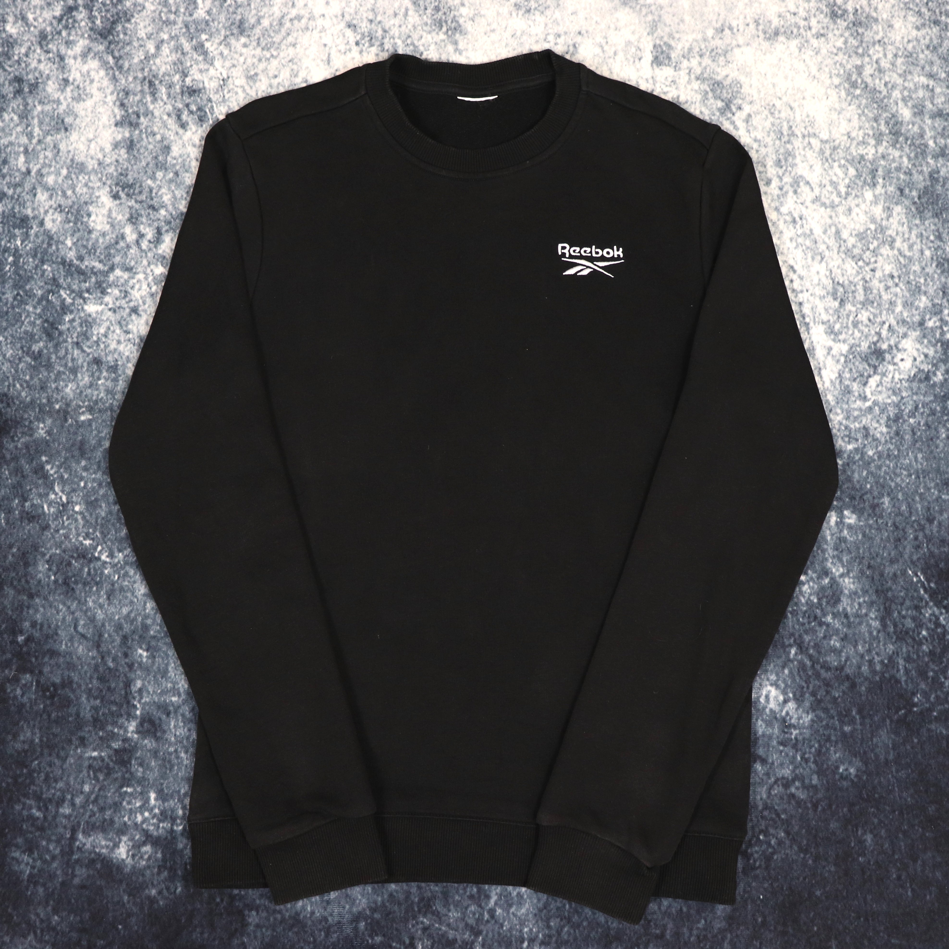 Reebok sweatshirt black deals