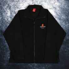 Load image into Gallery viewer, Vintage Black Robinsons Brewery Fleece Jacket
