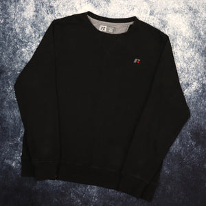 Vintage Black Russell Sweatshirt | Medium