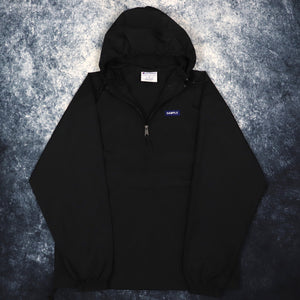 Vintage Black Sample Champion Half Zip Windbreaker Jacket | Medium