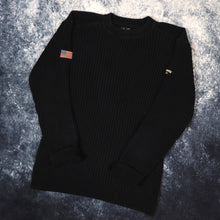 Load image into Gallery viewer, Vintage Black Schott USA Ribbed Jumper | Small
