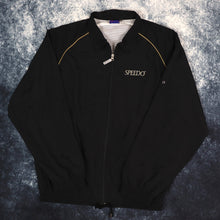 Load image into Gallery viewer, Vintage Black Speedo Windbreaker Jacket | XL
