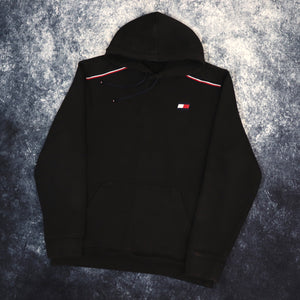 Vintage Black Tommy Hilfiger Hoodie | Small