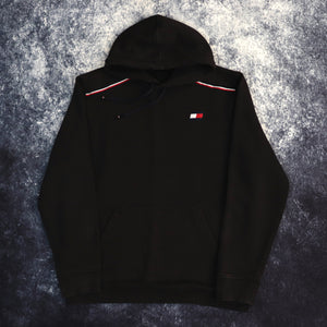 Vintage Black Tommy Hilfiger Hoodie | Small