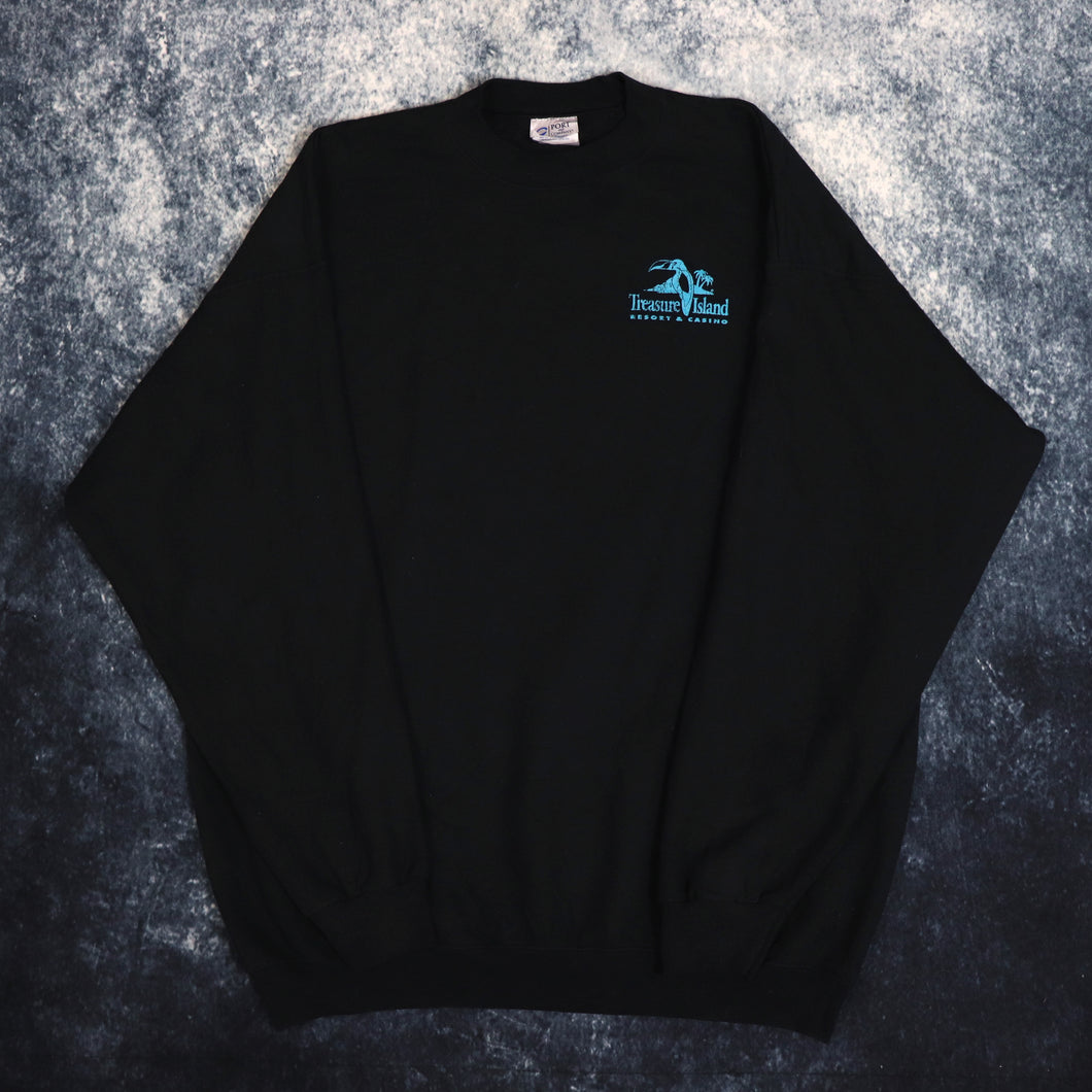 Vintage Black Treasure Island Sweatshirt | XXL