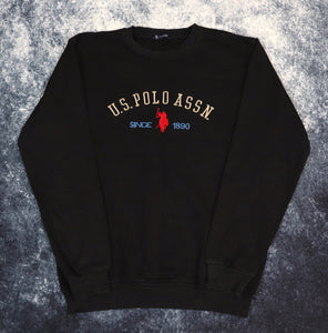 Vintage Black U.S. Polo ASSN Sweatshirt | Medium