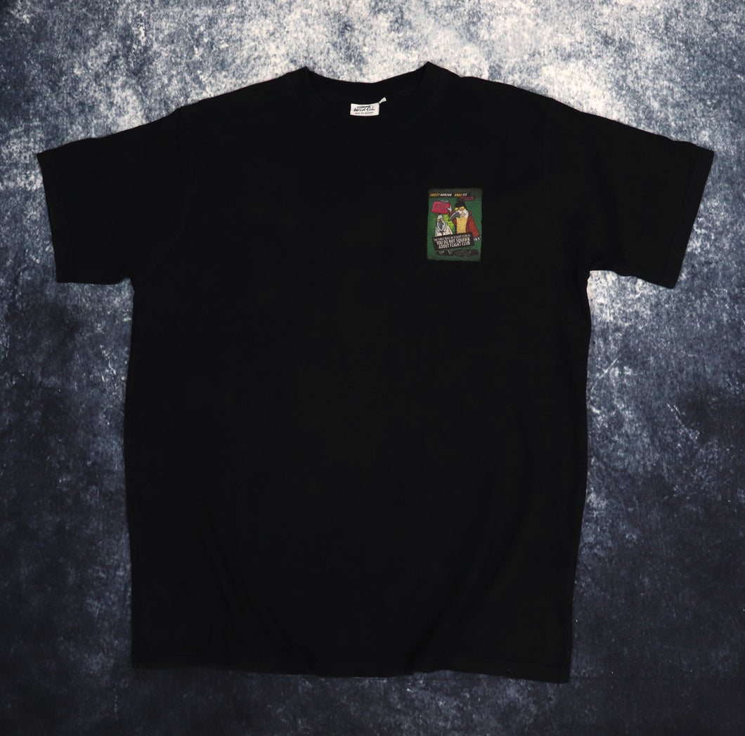 Vintage Black Weird Fish Flight Club T Shirt | XXL