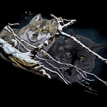 Load image into Gallery viewer, Vintage Black Wolf Print T Shirt | XL
