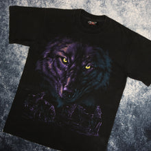Load image into Gallery viewer, Vintage Black Wolf T Shirt
