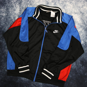 Vintage Black, Blue & Red Nike Track Jacket