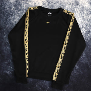 Vintage Black & Gold Nike Sweatshirt | XS