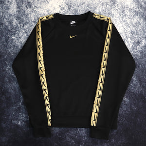 Vintage Black & Gold Nike Sweatshirt | XS