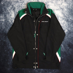 Vintage Black & Green Eddie Stobart Coach Jacket | Large