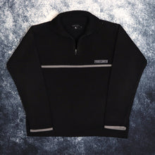 Load image into Gallery viewer, Vintage Black &amp; Grey Teddy Smith 1/4 Zip Jumper | XS
