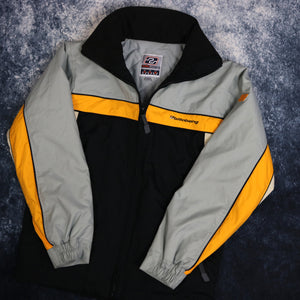 Vintage Black, Grey & Yellow Billabong Ski Jacket