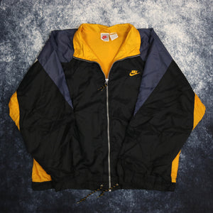 Vintage Black, Navy & Orange Nike Windbreaker Jacket