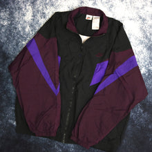 Load image into Gallery viewer, Vintage Black &amp; Purple Nike Windbreaker Jacket
